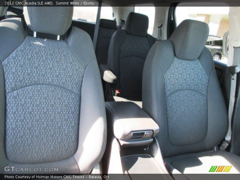 Summit White / Ebony 2012 GMC Acadia SLE AWD