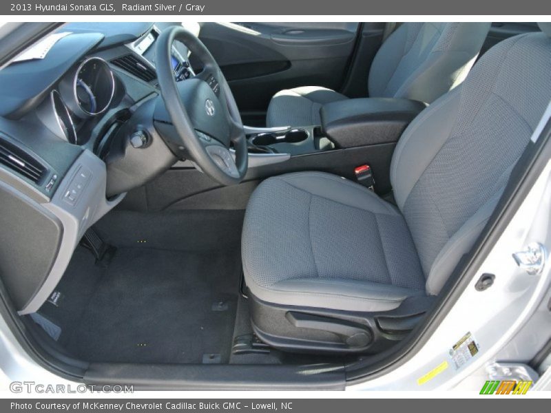 Radiant Silver / Gray 2013 Hyundai Sonata GLS