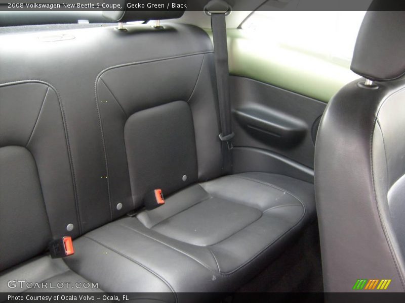 Gecko Green / Black 2008 Volkswagen New Beetle S Coupe