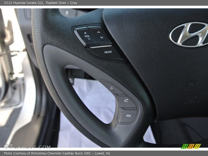 Radiant Silver / Gray 2013 Hyundai Sonata GLS