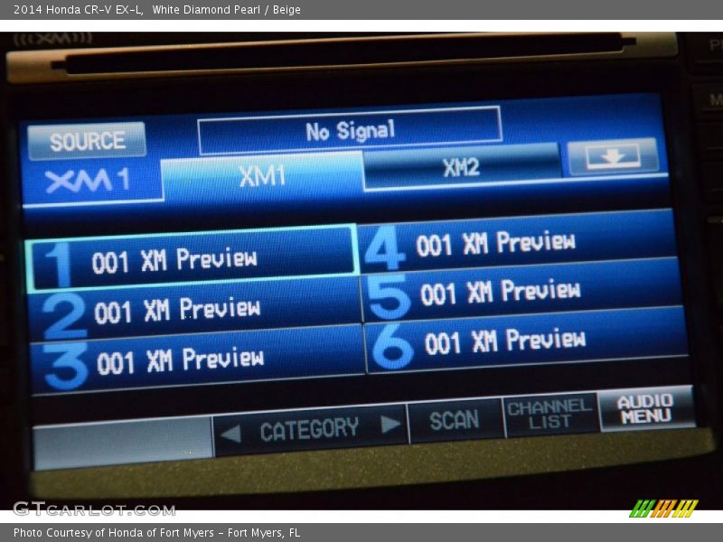 White Diamond Pearl / Beige 2014 Honda CR-V EX-L