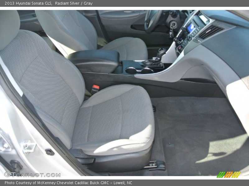 Radiant Silver / Gray 2013 Hyundai Sonata GLS