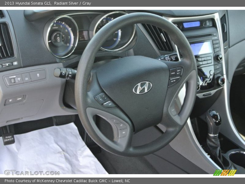 Radiant Silver / Gray 2013 Hyundai Sonata GLS