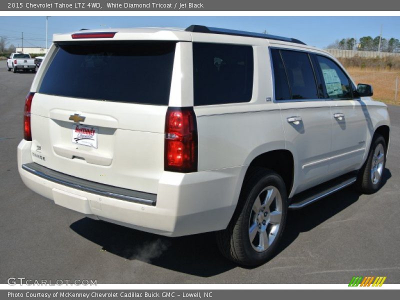 White Diamond Tricoat / Jet Black 2015 Chevrolet Tahoe LTZ 4WD