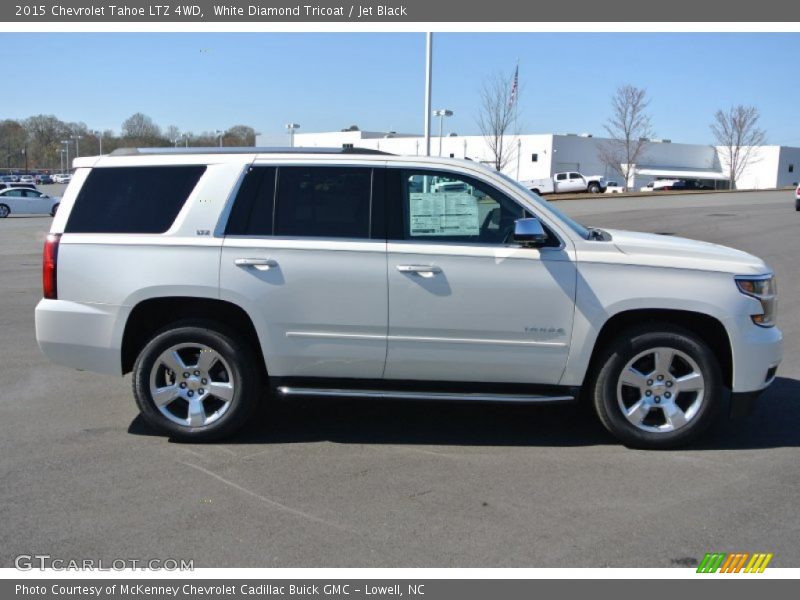 White Diamond Tricoat / Jet Black 2015 Chevrolet Tahoe LTZ 4WD
