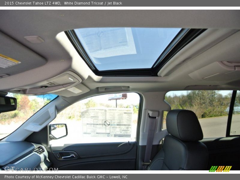 White Diamond Tricoat / Jet Black 2015 Chevrolet Tahoe LTZ 4WD