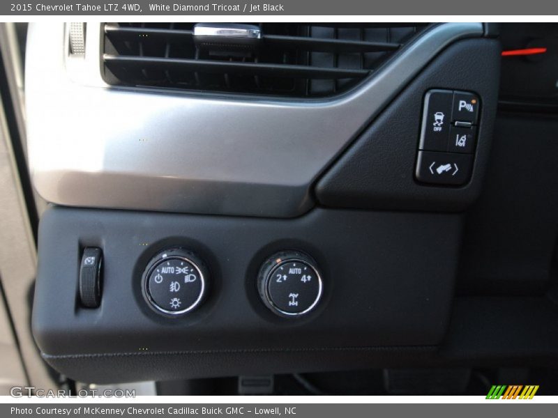 White Diamond Tricoat / Jet Black 2015 Chevrolet Tahoe LTZ 4WD