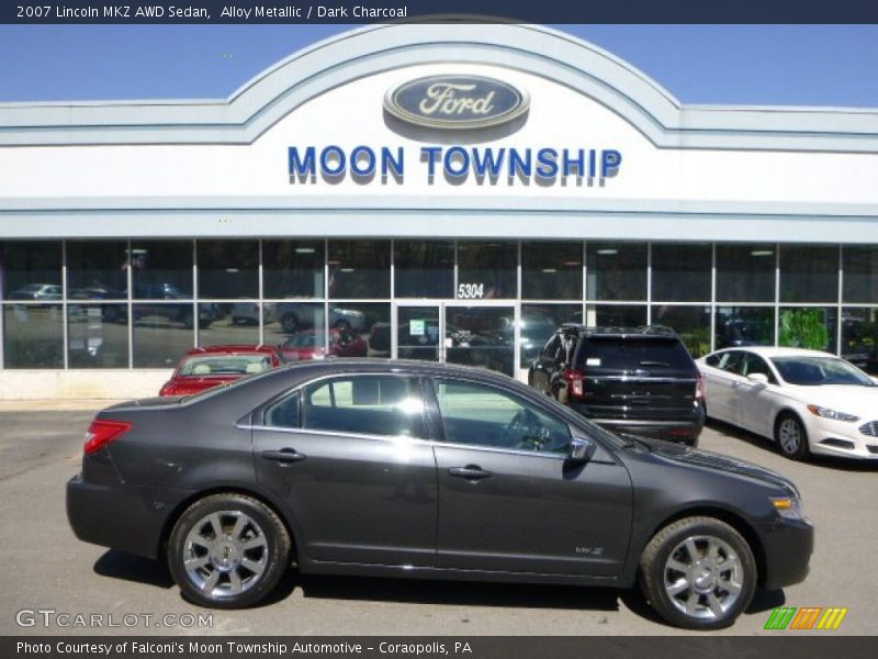 Alloy Metallic / Dark Charcoal 2007 Lincoln MKZ AWD Sedan
