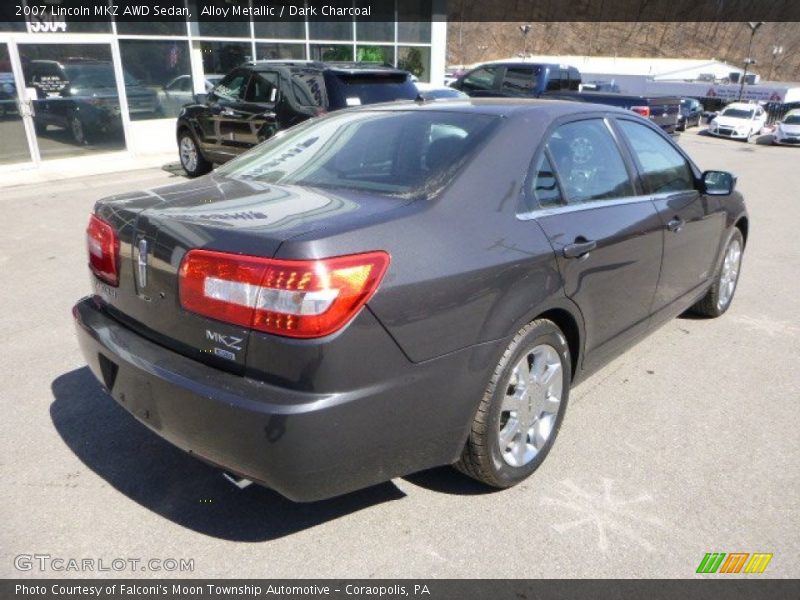 Alloy Metallic / Dark Charcoal 2007 Lincoln MKZ AWD Sedan