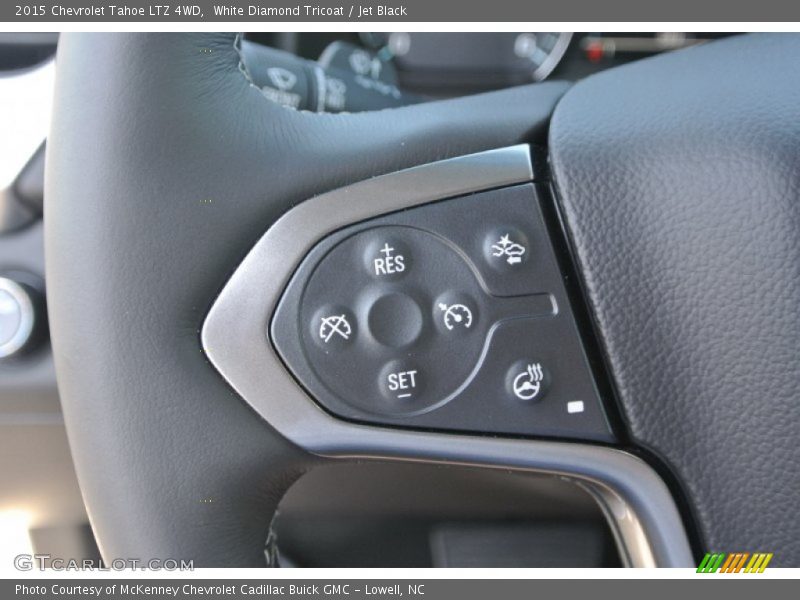 White Diamond Tricoat / Jet Black 2015 Chevrolet Tahoe LTZ 4WD