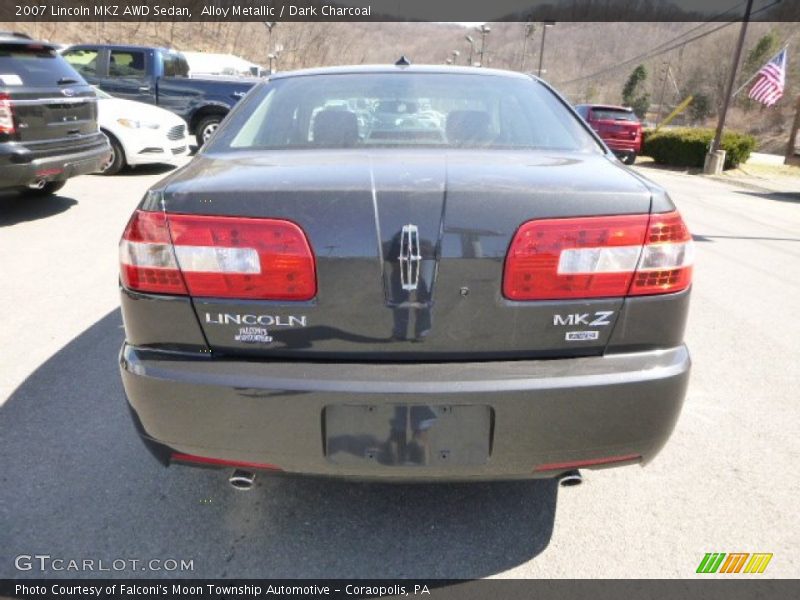 Alloy Metallic / Dark Charcoal 2007 Lincoln MKZ AWD Sedan