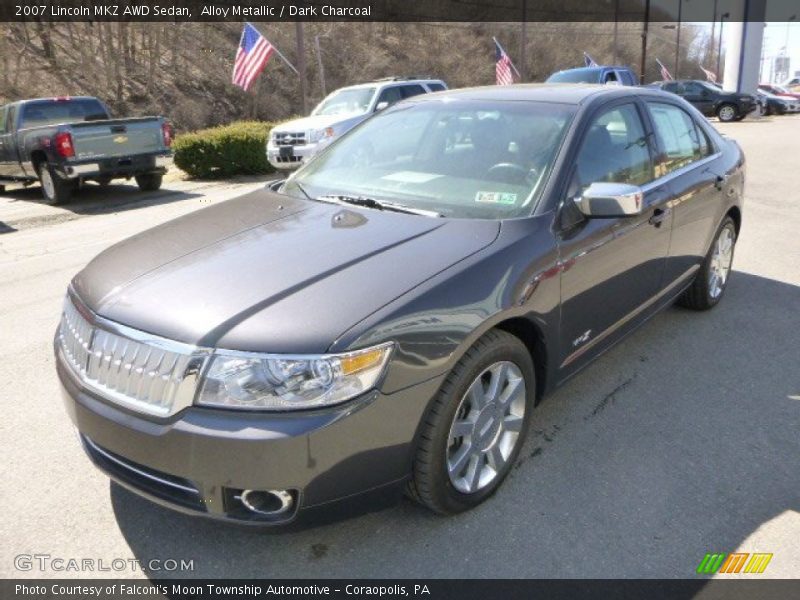 Alloy Metallic / Dark Charcoal 2007 Lincoln MKZ AWD Sedan