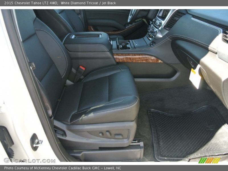 White Diamond Tricoat / Jet Black 2015 Chevrolet Tahoe LTZ 4WD