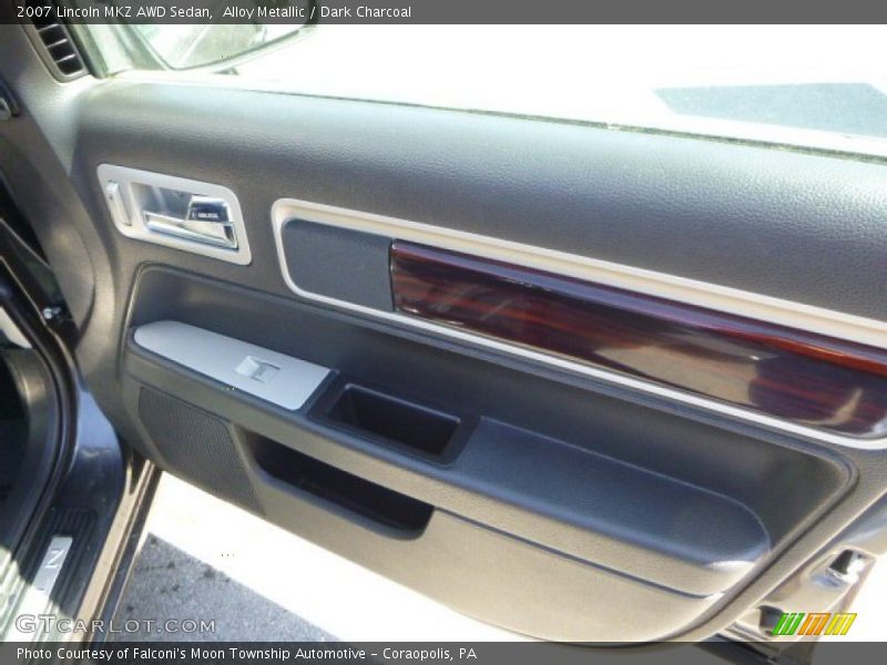 Alloy Metallic / Dark Charcoal 2007 Lincoln MKZ AWD Sedan