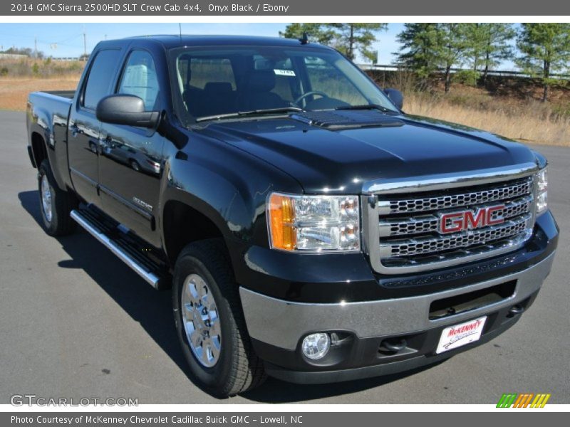Onyx Black / Ebony 2014 GMC Sierra 2500HD SLT Crew Cab 4x4