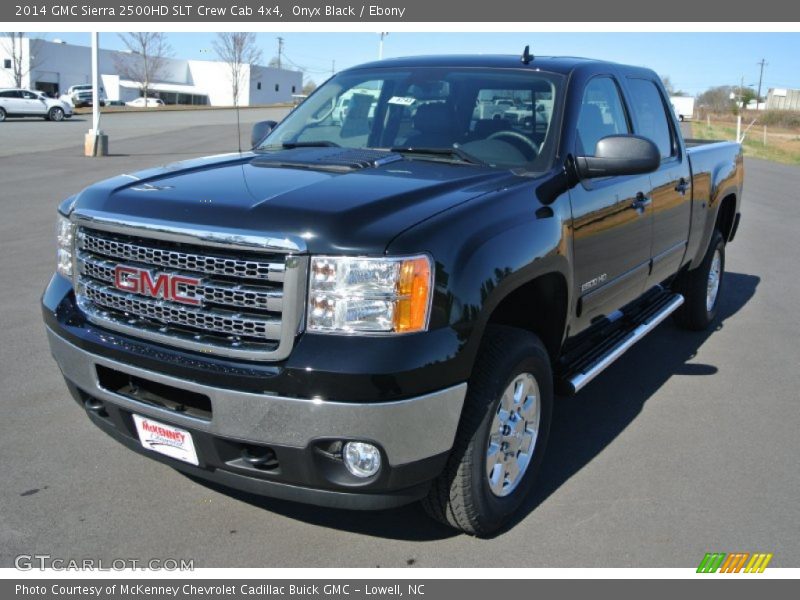 Onyx Black / Ebony 2014 GMC Sierra 2500HD SLT Crew Cab 4x4