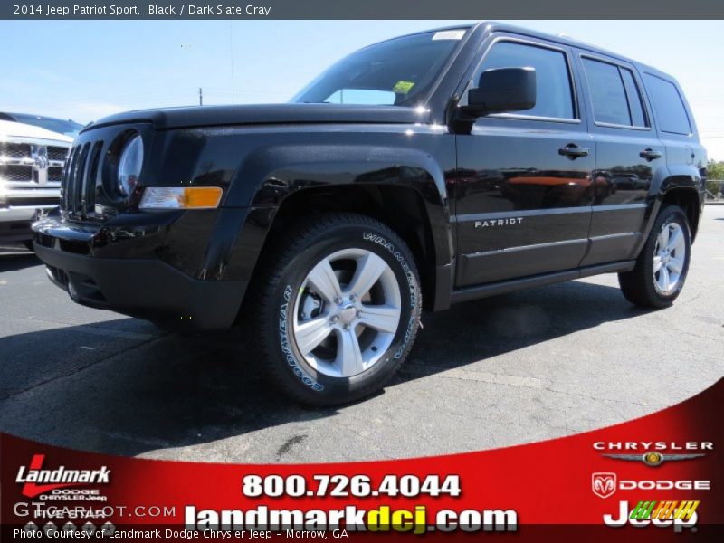 Black / Dark Slate Gray 2014 Jeep Patriot Sport