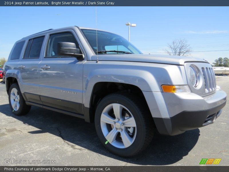 Bright Silver Metallic / Dark Slate Gray 2014 Jeep Patriot Latitude