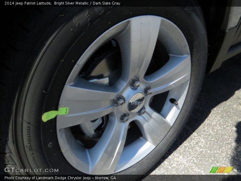 Bright Silver Metallic / Dark Slate Gray 2014 Jeep Patriot Latitude