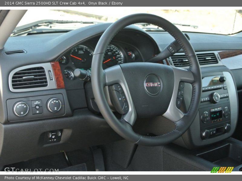 Onyx Black / Ebony 2014 GMC Sierra 2500HD SLT Crew Cab 4x4