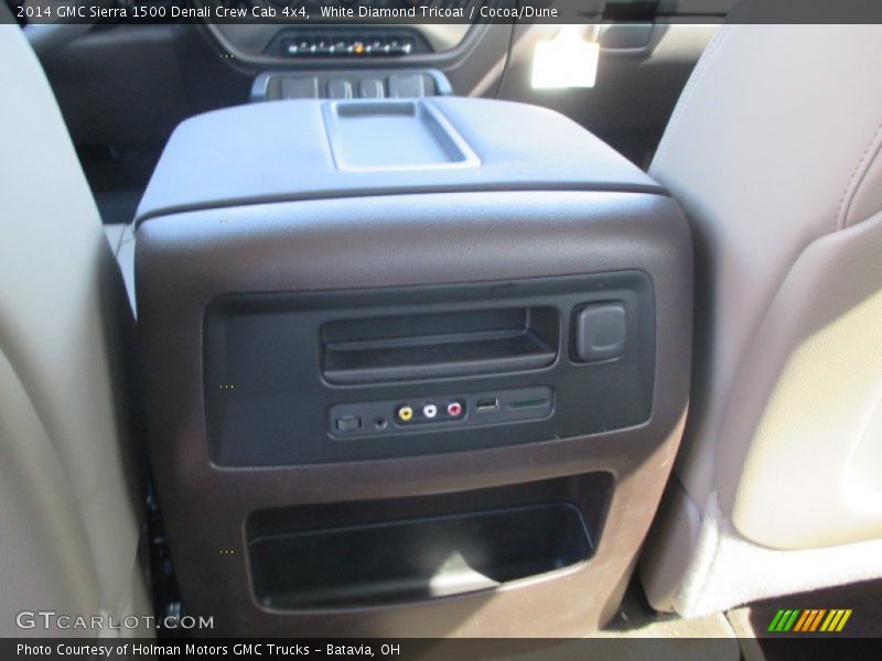 White Diamond Tricoat / Cocoa/Dune 2014 GMC Sierra 1500 Denali Crew Cab 4x4