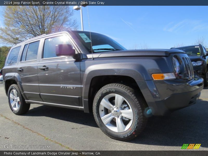 Granite Crystal Metallic / Dark Slate Gray 2014 Jeep Patriot Sport