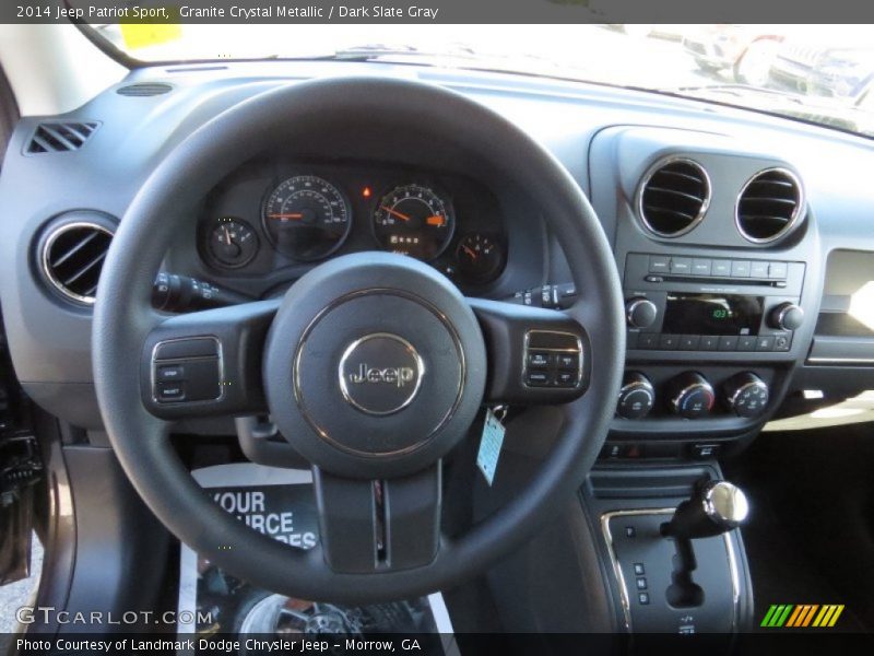 Granite Crystal Metallic / Dark Slate Gray 2014 Jeep Patriot Sport