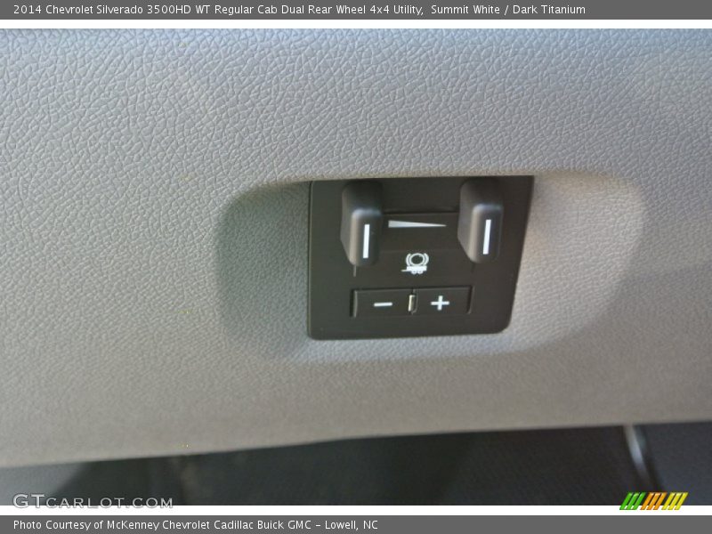 Summit White / Dark Titanium 2014 Chevrolet Silverado 3500HD WT Regular Cab Dual Rear Wheel 4x4 Utility