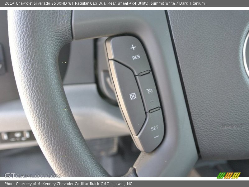 Summit White / Dark Titanium 2014 Chevrolet Silverado 3500HD WT Regular Cab Dual Rear Wheel 4x4 Utility