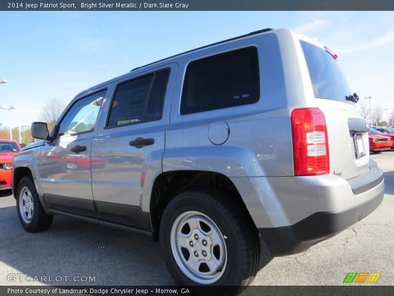 Bright Silver Metallic / Dark Slate Gray 2014 Jeep Patriot Sport