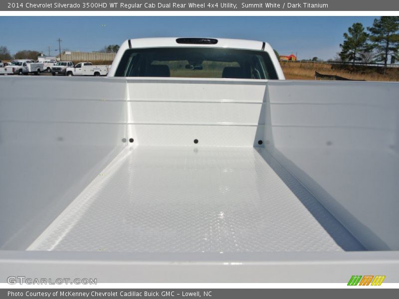 Summit White / Dark Titanium 2014 Chevrolet Silverado 3500HD WT Regular Cab Dual Rear Wheel 4x4 Utility