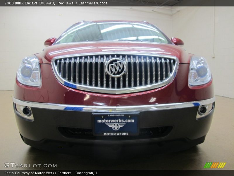 Red Jewel / Cashmere/Cocoa 2008 Buick Enclave CXL AWD