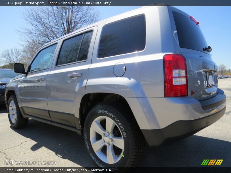 Bright Silver Metallic / Dark Slate Gray 2014 Jeep Patriot Sport