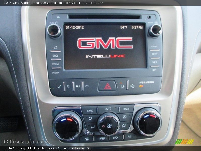 Carbon Black Metallic / Cocoa Dune 2014 GMC Acadia Denali AWD