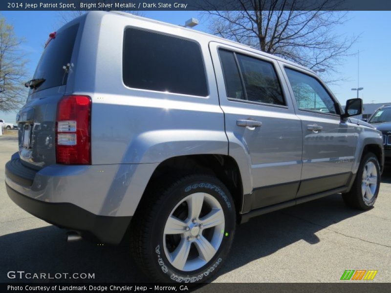 Bright Silver Metallic / Dark Slate Gray 2014 Jeep Patriot Sport