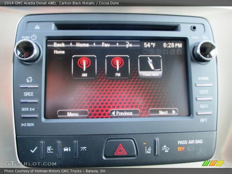 Carbon Black Metallic / Cocoa Dune 2014 GMC Acadia Denali AWD