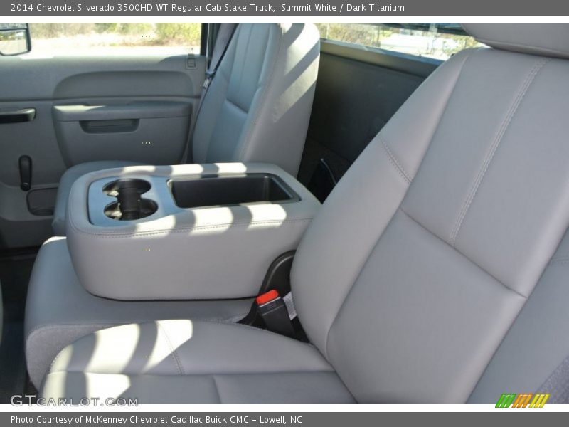 Summit White / Dark Titanium 2014 Chevrolet Silverado 3500HD WT Regular Cab Stake Truck