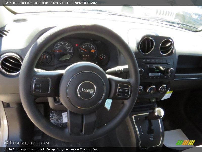 Bright Silver Metallic / Dark Slate Gray 2014 Jeep Patriot Sport