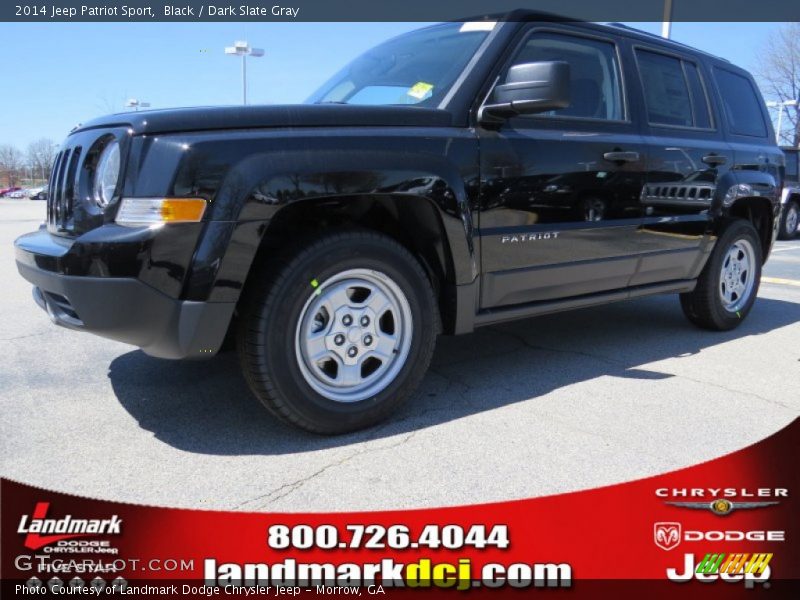 Black / Dark Slate Gray 2014 Jeep Patriot Sport