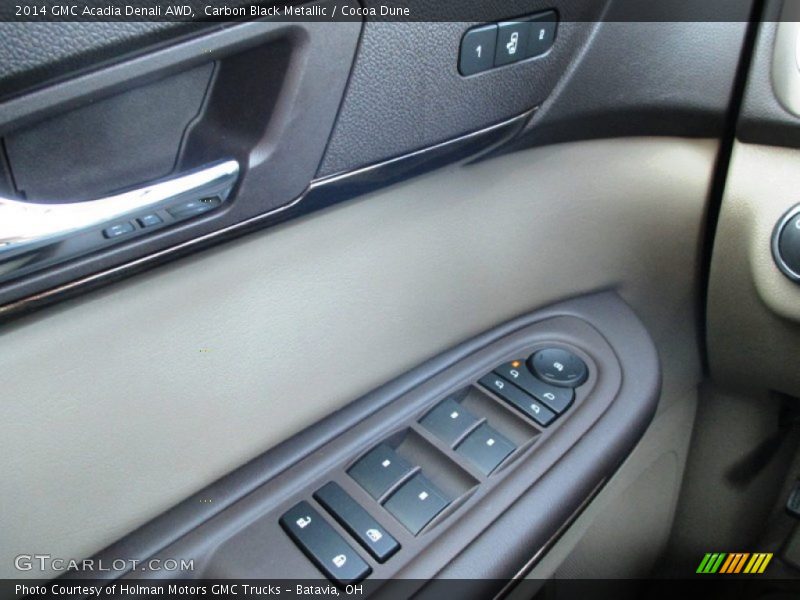 Carbon Black Metallic / Cocoa Dune 2014 GMC Acadia Denali AWD