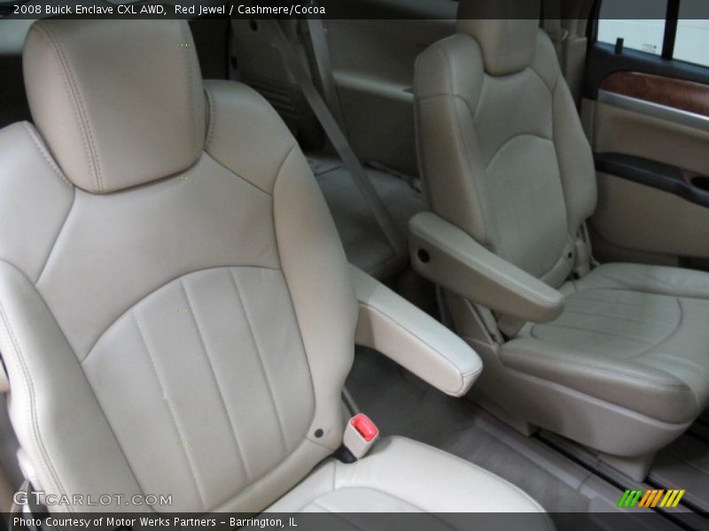 Red Jewel / Cashmere/Cocoa 2008 Buick Enclave CXL AWD