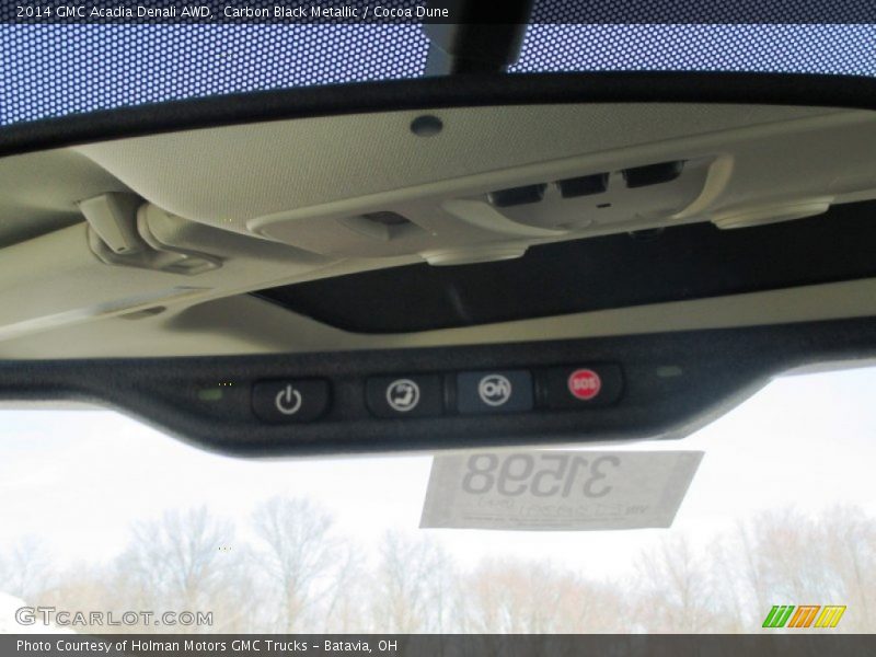 Carbon Black Metallic / Cocoa Dune 2014 GMC Acadia Denali AWD
