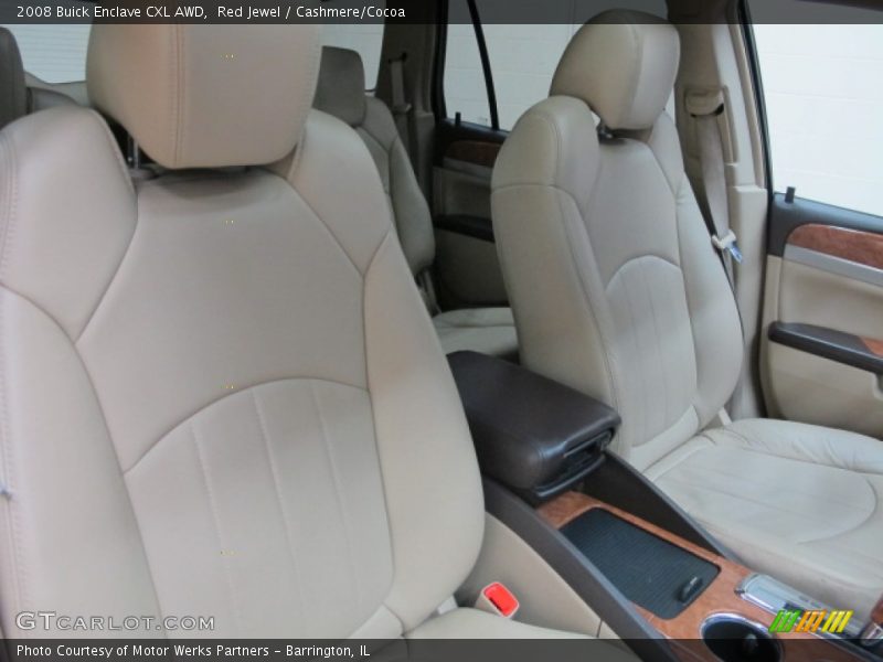 Red Jewel / Cashmere/Cocoa 2008 Buick Enclave CXL AWD