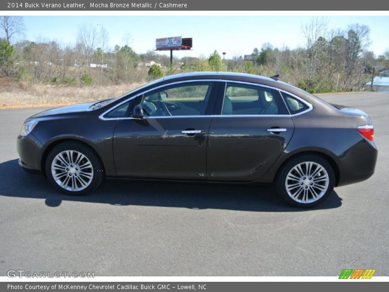 Mocha Bronze Metallic / Cashmere 2014 Buick Verano Leather