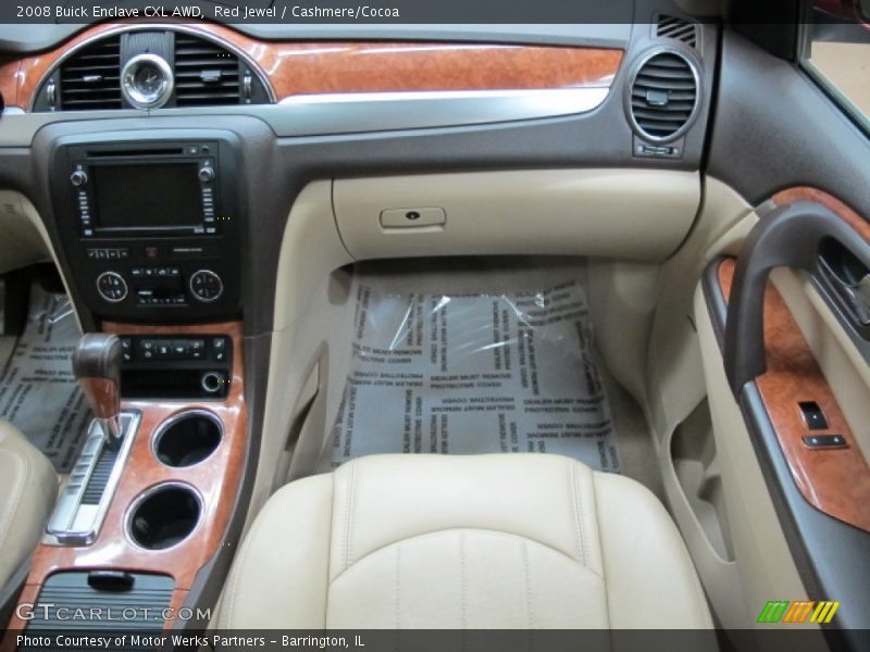 Red Jewel / Cashmere/Cocoa 2008 Buick Enclave CXL AWD