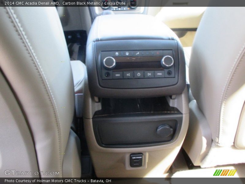 Carbon Black Metallic / Cocoa Dune 2014 GMC Acadia Denali AWD