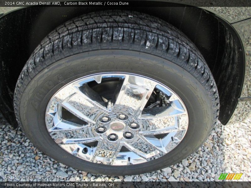 Carbon Black Metallic / Cocoa Dune 2014 GMC Acadia Denali AWD