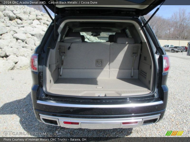 Carbon Black Metallic / Cocoa Dune 2014 GMC Acadia Denali AWD