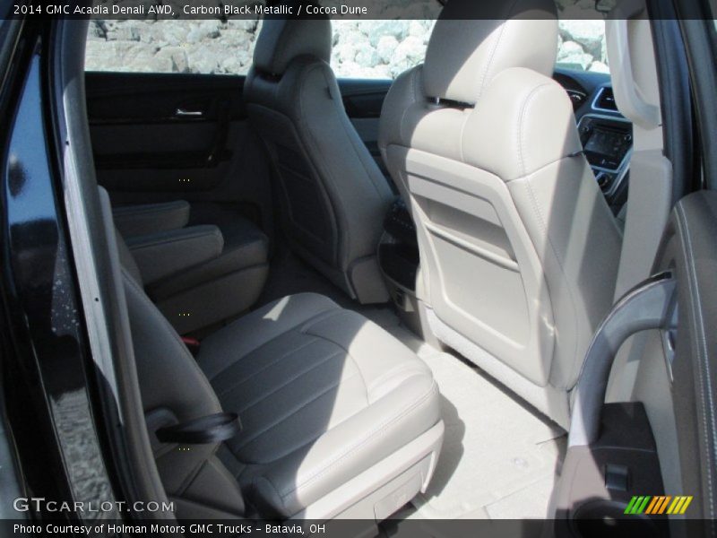 Carbon Black Metallic / Cocoa Dune 2014 GMC Acadia Denali AWD