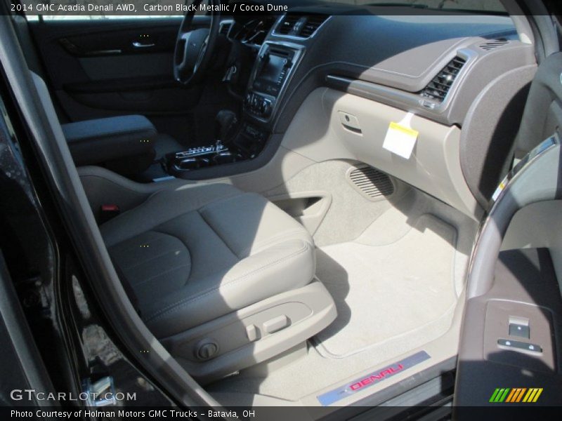 Carbon Black Metallic / Cocoa Dune 2014 GMC Acadia Denali AWD